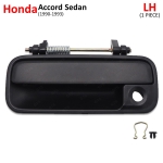 มือจับอันนอก มือเปิดนอกประตู ด้านหน้า-ข้างซ้าย 1 ชิ้น สีดำ สำหรับ Honda Accord ปี 1990-1993